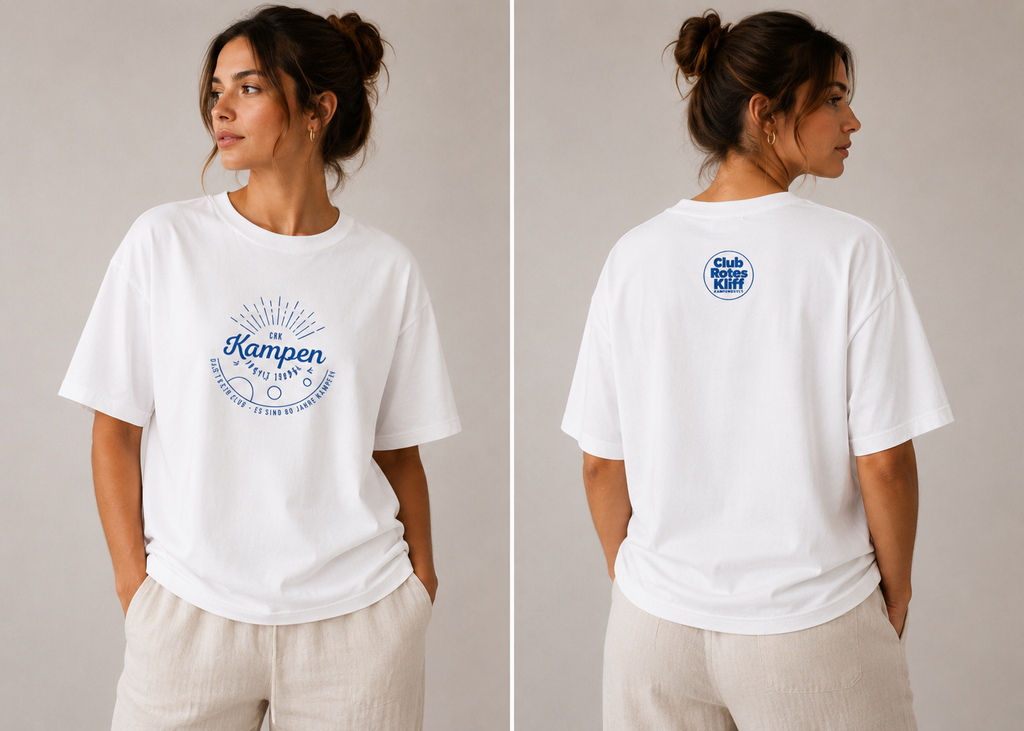 T-Shirt CRK Oldschool blue