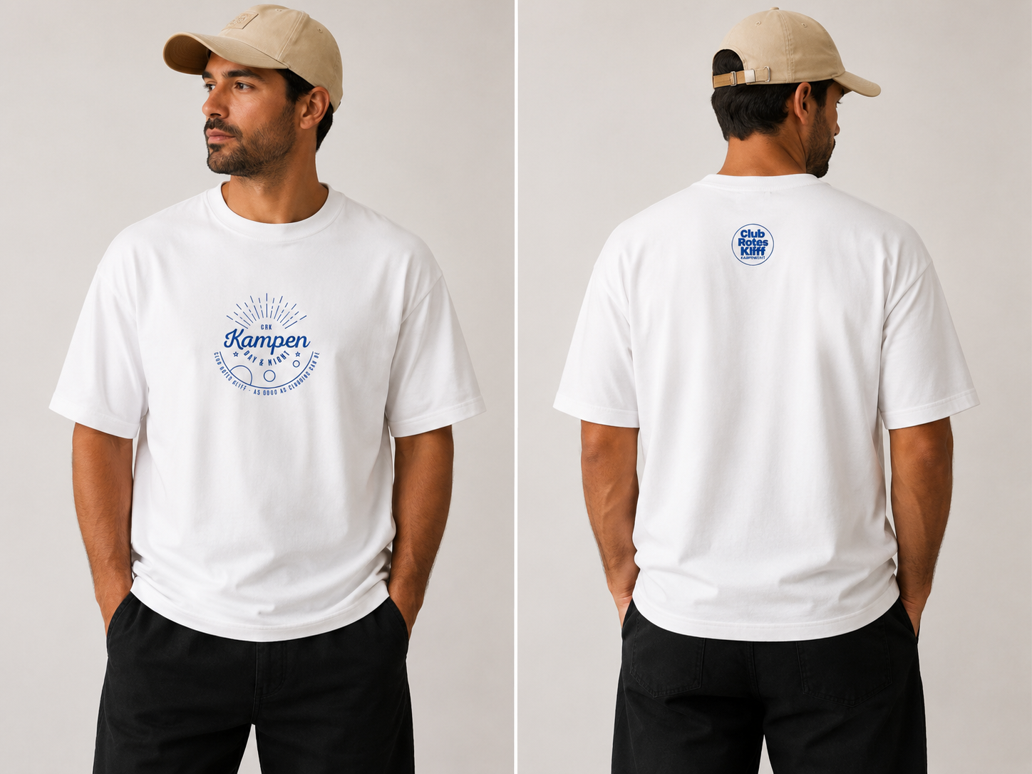 T-Shirt CRK Oldschool blue