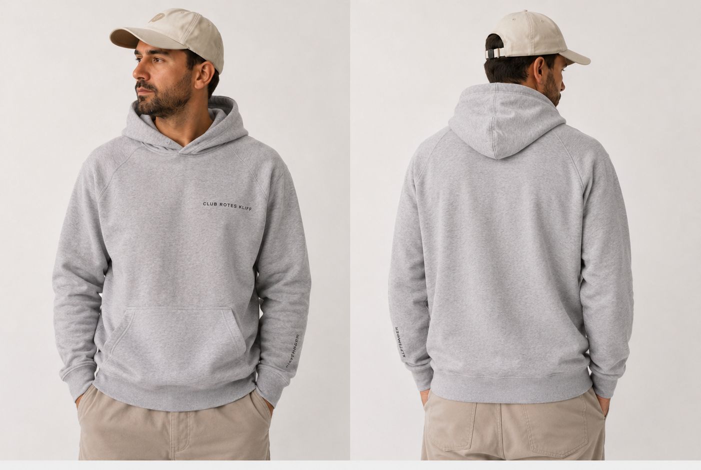 Oversize Hoody Club Rotes Kliff